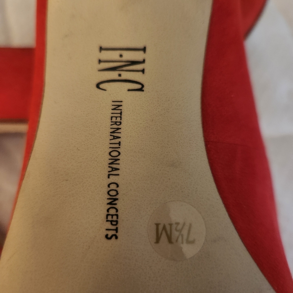 Coral high  heels